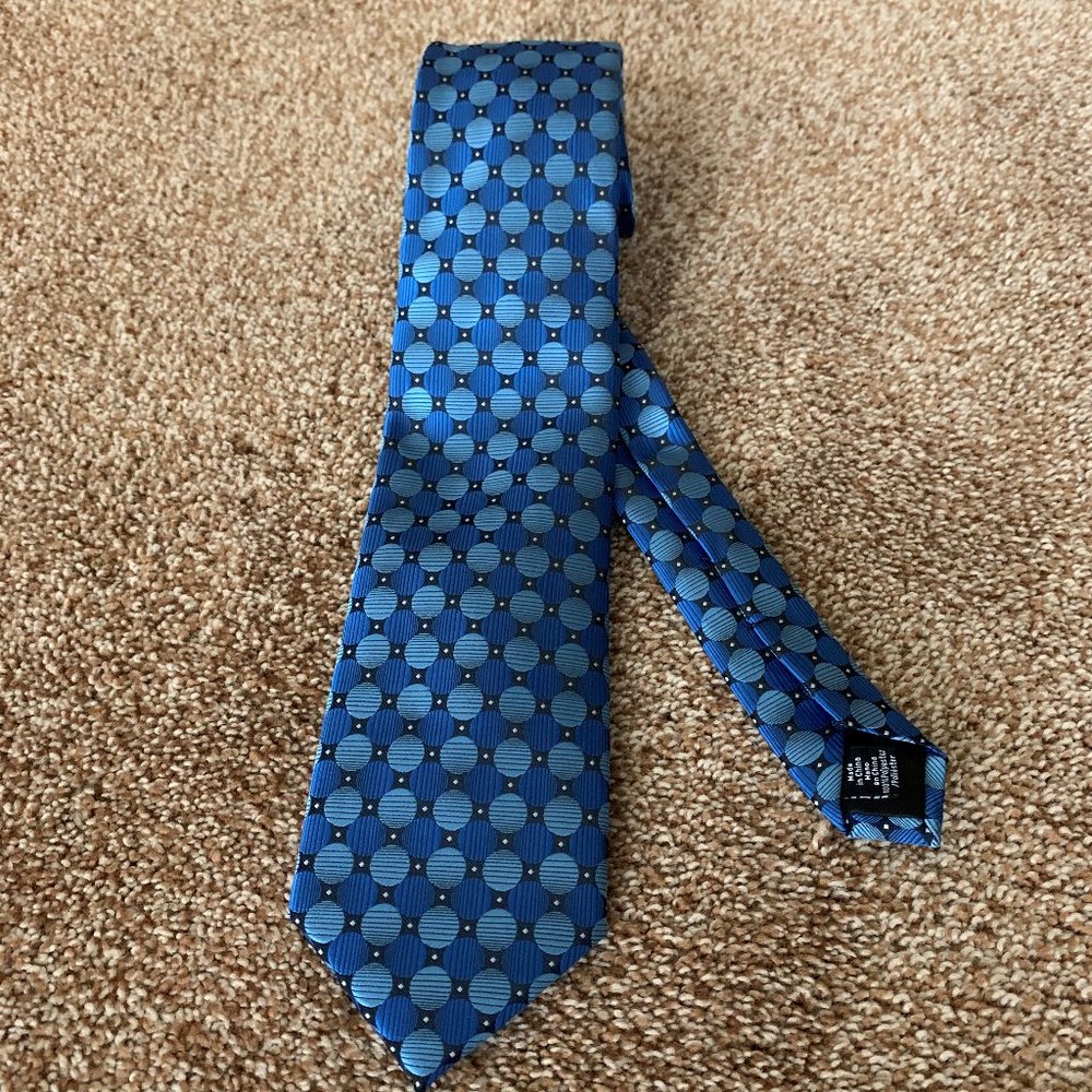 Gold Series blue tie